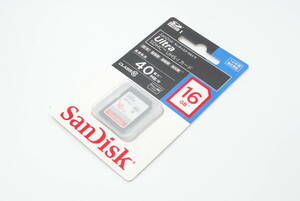 E0320.8★未開封 SanDisk 16GB SDHC UHS-I 40MB/s SDカード CLASS10