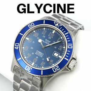 Glycine / グリシン 腕時計 ミリタリー 自動巻　シルバー　GL0077