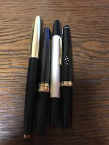 万年筆 PILOT PLATINUM 18k 14k 22k ４本まとめ　ジャンク品