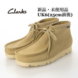 Clarks クラークス Wallabeeboot gtx ワラビーブーツ ゴアテックス メープルスエード UK6