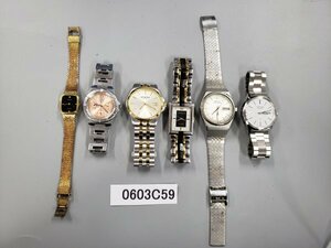 0603C59　腕時計　ジャンク品　おまとめ6点　SEIKO　CITIZEN　セイコー　など