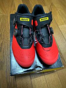 新品 未使用品 !! MAVIC CROSSMAX クロスマックス PRO シューズ TAURUS 25.5cm 赤 黒 です!