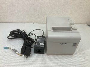 2200-O★EPSON サーマルレシートプリンタ TM-T90Ⅱ★Thermal head 9551km Autocutter 47134cuts★簡易動作確認済中古現状渡し★