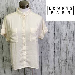 LOWRYS FARM★ローリーズファーム★シアー ブラウス 半袖★サイズM　16-40