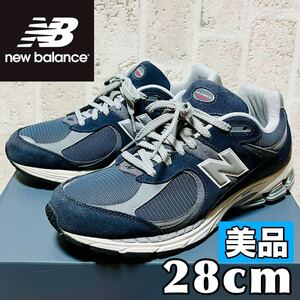 美品 正規品 ニューバランス new balance M2002RSF 28cm ネイビー グレー 限定モデル スニーカー ランニングシューズ カジュアル 8943