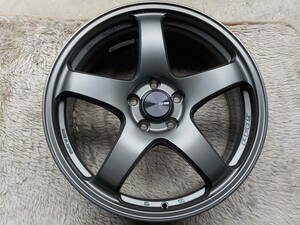 在庫品 ENKEI PF05 7.5J INSET48 5-114.3 Matte Dark Gunmetallic 4本セット 