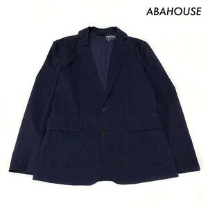 ABAHOUSE アバハウス★テーラードジャケット 夏用 カジュアル ネイビー 紺 メンズ