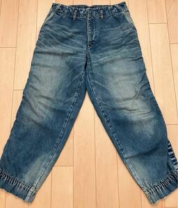 【サイズ1】24SS kolor BEACON カラービーコン Cotton Denim Pant デニムパンツ パッカリング 24SBM-P14134