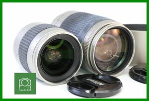 【同梱歓迎】【動作保証・点検済】良品■Nikon AF NIKKOR 28-80mm F3.3-5.6 G / 70-300mm F4-5.6 G■AD110