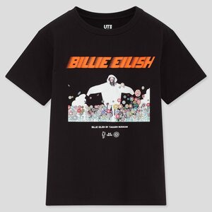 即決♪新品 限定 かわいい！ ビリー・アイリッシュ 村上隆 コラボ BILLIE EILISH お花 フラワー ユニクロ UNIQLO UT Tシャツ 150♪ゆず