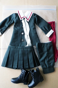 ほぼ新品 SDM アダプションモデル アウトフィット 制服 セーラー服 ブーツ 革靴 MSD スーパードルフィー ミディ ミニ Super Dollfie midi