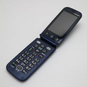 中古 F-08C ネイビー 即日発送 DoCoMo ガラケー FUJITSU らくらくホン 本体 あすつく 土日祝発送OK