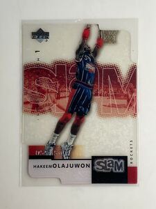 00-01 Upper Deck Slam Extra strength 1 /500 Hakeem Olajuwon Houston Rockets NBAカード