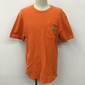 Carhartt S カーハート Tシャツ 半袖 K87 ORG 胸ポケット T Shirt 橙 / オレンジ / 10093784