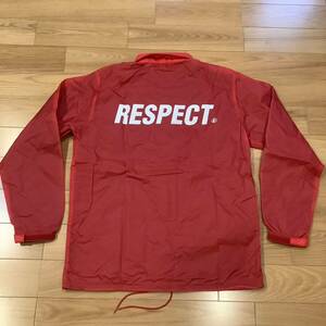 GOODENOUGH RESPECT コーチジャケット Lサイズ fragment design フラグメント 藤原ヒロシ ナイロン DOUBLEDUTCH