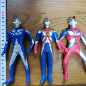 ウルトラマンコスモス ウルトラヒーローシリーズ エクリプスモード コロナモード ルナモード 絶版 ソフビ フィギュア　セット