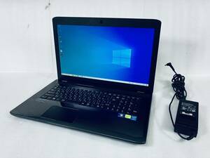 R7925C【USED】ドスパラ ゲーミングPC/VF-HG2/17.3型FHD/Core i5/メモリ8GB/HDD1TB/GeForce840M/DVD-RW/office/Bluetooth/WebCam/無線LAN