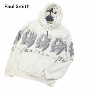 20AW★ Paul Smith ポールスミス メインライン★ 秋冬 Homer 裏起毛 スウェット プルオーバー パーカー Sz.L　メンズ　I4T00066_1#E