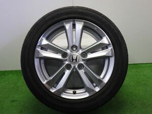 ★CR-Z α ZF1★1本 195/55R16 ホンダ 純正 アルミ 114.3 5H 64mm 16インチ 6J +45 中古 タイヤ ホイール