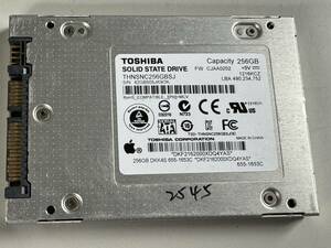 TOSHIBA SSD 256GB【動作確認済み】2545