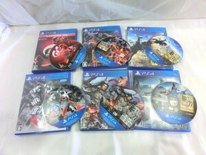 1000円スタート ゲームソフト 6点 PS4 ONEPIECE 海賊無双4 ワンピース 北斗が如く 真 三國無双 8 7 Empires 等 プレステソフト WHO II1016