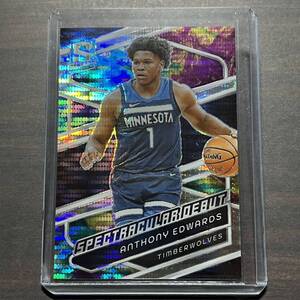 Anthony Edwards - Minnesota Timberwolves Spectacular Debut Celestial /125 Parallel Prizm 2023-24 Panini Spectra Basketball NBA