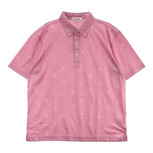 【新品】MU SPORTS エムユースポーツ 半袖ポロシャツ ピンク系 54 [240001796969] ゴルフウェア メンズ