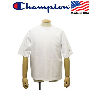 Champion (チャンピオン) C5-T306 T1011 ティーテンイレブン ラグラン ショートスリーブ Tシャツ アメリカ製 CN059 010ホワイト S