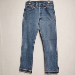 mill 新品 PAINTED DENIM PANTS 501 LEVISリメイク 定価28600円 ジーンズ S デニムパンツ インディゴ ミル 3-1008G F93686