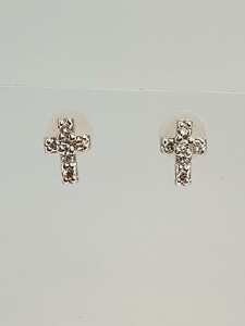 ☆k18wg★天然ダイヤ0.06ct☆ピアス☆97