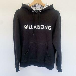 3072 ビラボン BILLABONG パーカー 裏起毛 メンズ 古着 黒