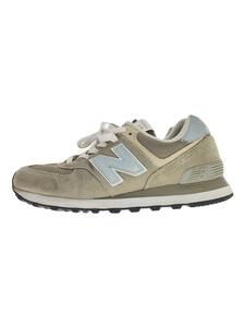 NEW BALANCE◆ML574/グレー/23.5cm/GRY/スウェード/汚れ有