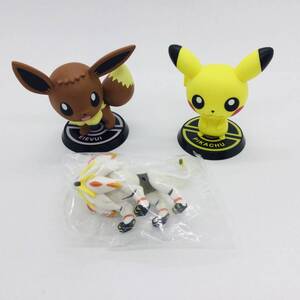 □フィギュアセット□ ポケモンフィギュア ピカチュウ・イーブイ・ソルガレオ （ポケットモンスターシリーズ）