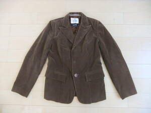 MADE IN JAPAN ZUCCA BROWN JACKET 100% COTTON 日本製 ズッカ 秋冬 ジャケット 茶色