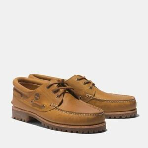 MO/【【Timberland(ティンバーランド) 】スリーアイ ラグ ハンドソーン ボート シューズ - ウィート 9(27cm)