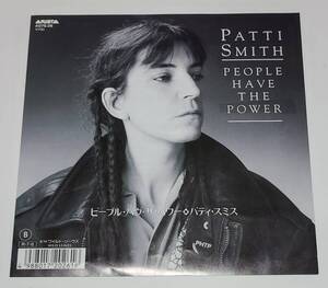 1988年■SAMPLE盤シングル■パティ・スミス■ピープル・ハヴ・ザ・パワー■フレディ・スミス:プロデュース■ニューヨーク・パンク■