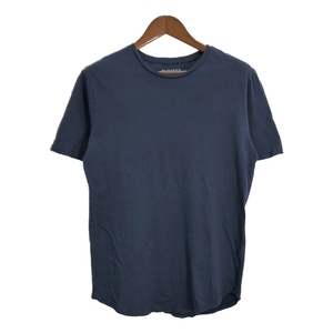 PS/BASICS 半袖Ｔシャツ ネイビー (メンズ M) 中古 古着 R8161 1円スタート