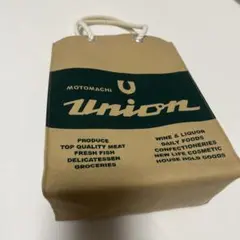 Union トートバッグ ベージュと緑