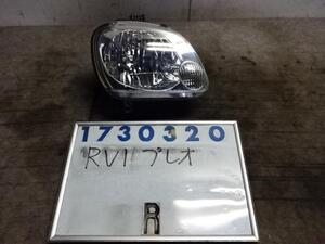 プレオ EBD-RV1 右 ヘッド ランプ ライト ASSY 660 A 32J 黒 730320