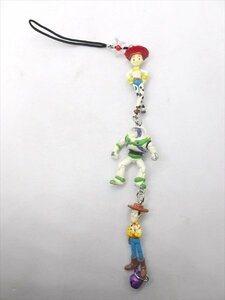 TOY STORY ウッディ/バズ/ジェシー 3連ストラップ トイストーリー キーホルダー キーチェーン フィギュア 雑貨 アメ雑