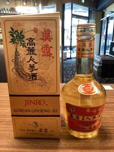 1円～眞露　高麗人参酒　700ml 35% 未開栓　JINRO　朝鮮人参酒　