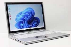 1円スタート ノートパソコン 2in1PC Windows11 WPS office搭載 Panasonic レッツノート CF-XZ6 SSD256GB メモリ8GB 第7世代 Core i5