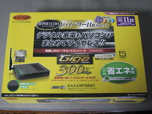 ●●● corega 無線LANイーサネットコンバータ　CG-WLCVR300AGN 新品・未使用未開封 ●●●