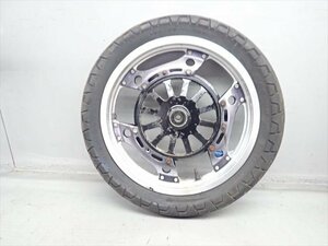 β240326-4 ホンダ VT250F MC08 (S59年式) 絶版！希少！ フロントホイール 振れ・リム打ち無し！タイヤは要交換で！エアバルブ割れ有！