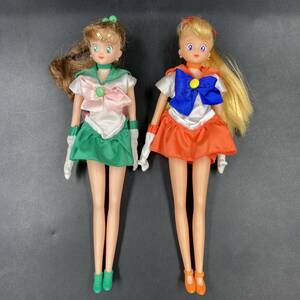 RX2013 バンダイ 美少女戦士 セーラームン 1993 ジュピター ヴィーナス 着せ替え 人形 2点 全長約27cm