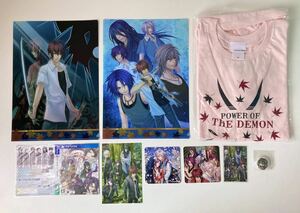 ●緋色の欠片 Tシャツ(M),A4クリアファイル,特典着せ替えジャケット2種,コースター,カード,バッジ セット