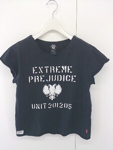 ◇ WTAPS BULLINK社製 EXTREME PREJUDICE 半袖 Tシャツ カットソー サイズ XS ブラック ホワイト レディース