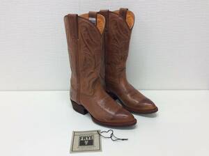 ■5290　FRYE フライ ロングブーツ 6B ウエスタンブーツ レディース ファッション シューズ ブラウン系