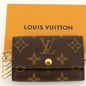 【新品同様】LOUIS VUITTON ルイヴィトン ミュルティクレ6 キーケース6本 モノグラム M62630