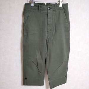 MHL. 595-0243502 SOFT COTTON TWILL 定価29000円 パンツ カーキ エムエイチエル 3-1001G 222415